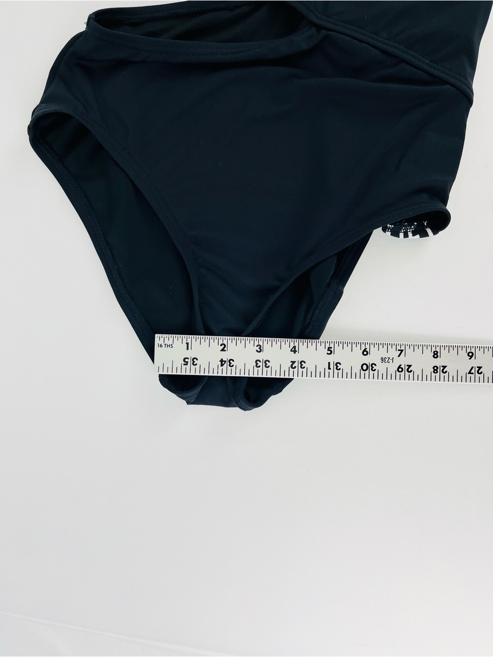 MICHAEL Michael Kors Logo Tape One-Shoulder Cutout Sporty Swimsuit Black Size 4 - Picture 11 of 14